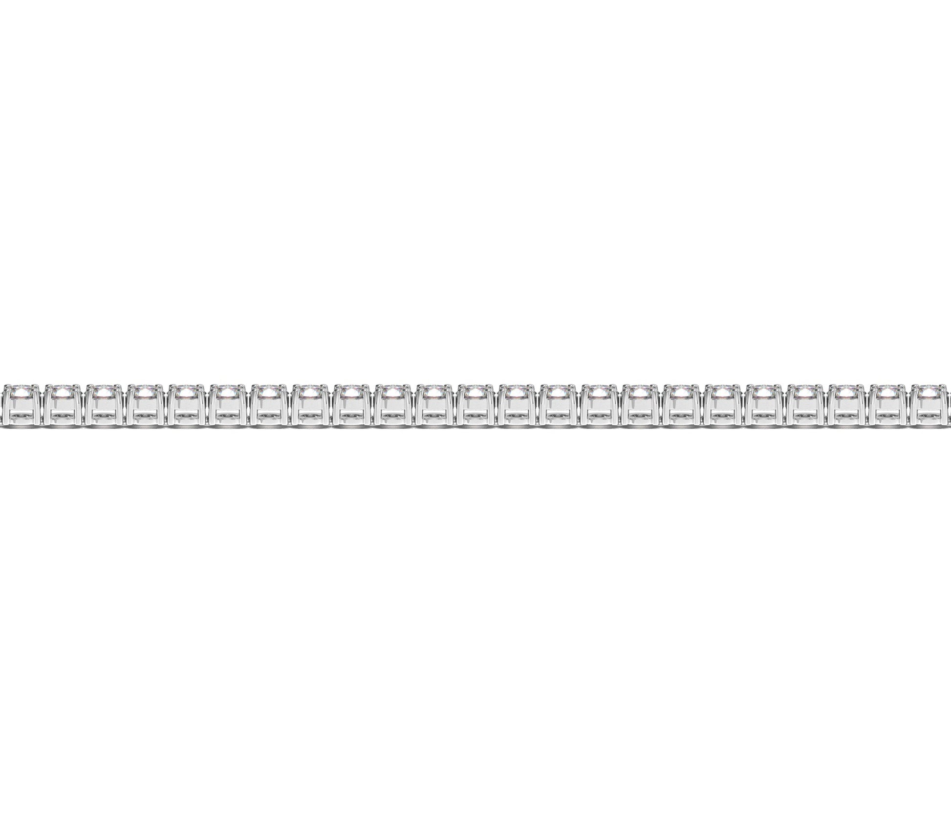 Lab Grown Round Diamond Tennis Bracelet in 14k White Gold (2 cctw F/G  VS2/SI1)