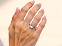 1 1/2 Carat Round Lab Grown IGI G/VS1 Diamond Solitaire Ring in 14K White Gold